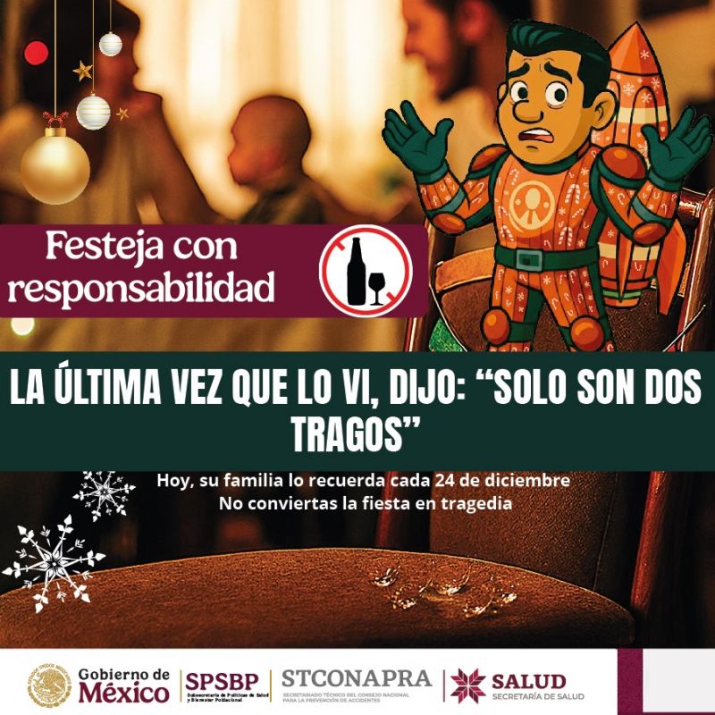 En esta temporada decembrina, cuidarnos es el mejor regalo